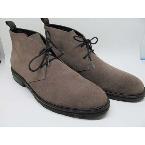 Calvin Klein Men's Ultan Calf Suede Leather Chukka Boots Size 13 - Picture 1 of 9